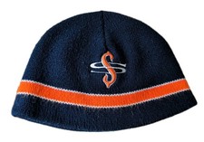 Vintage 90s Old Stussy Blue Orange Knit S S Beanie Hat Cap Skateboarding Rare