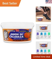 Pumpkin Saddle Soap - Natural Leather Cleaner & Conditioner, 4.40 Oz