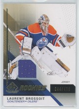 2014-15 UD SP Game Used Laurent Brossoit 102 Base Gold RC
