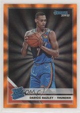 2019-20 Panini Donruss Rated Rookie Holo Orange Laser Darius Bazley #249 0ks3