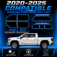 Precut Ceramic Window Tint Kit For 2020-2025 Gmc Sierra Hd 25003500 Crew Cab