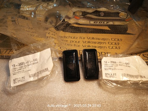 VW Golf MK3 Side Marker Indicators Limited Edition Smoked. New. TYC Brand - Picture 2 of 7