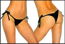 SEXY SKIMPY TIE SIDE MICRO BRAZILIAN BIKINI BOTTOMS! BRAND NEW MADE IN USA! LOOK