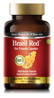 Confidence USA Brazil Red  Bee Propolis 120 Capsules   Immune & Antioxidant