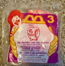 NEW 1995 McDonald's Busy World of Richard Scarry FRUMBLE Fire Station Happy Meal