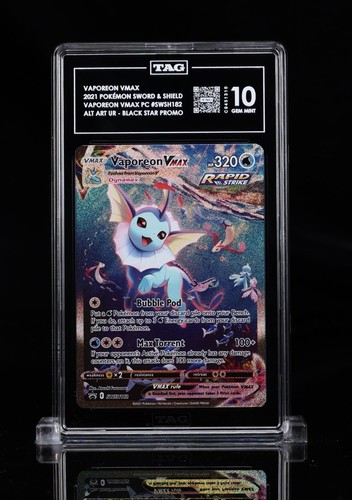 Vaporeon VMAX graded TAG 10 for sale on eBay