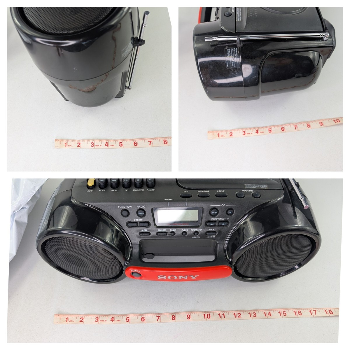 Sony CFD-980BK CD/Cassette Boombox for sale online | eBay