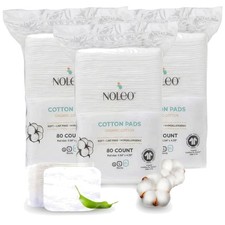 Gentle 240 Count Cotton Pads Pack of 3 - Perfect for Sensitive Skin