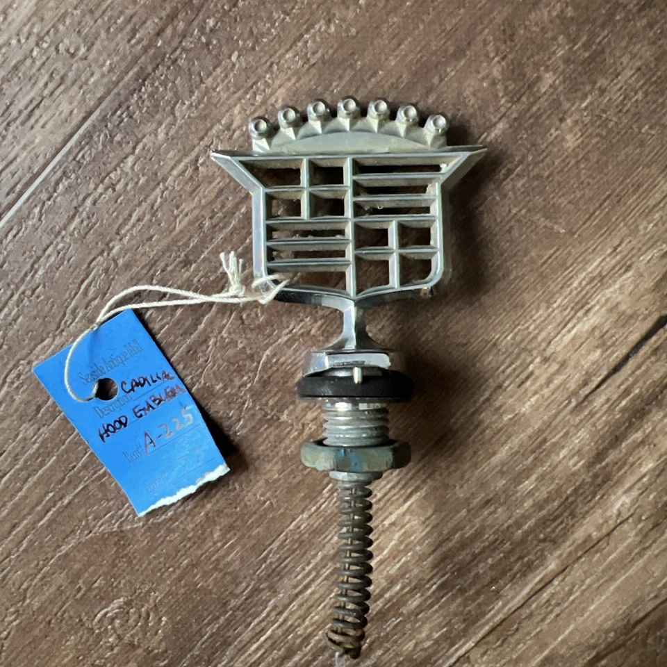 OEM 1977 - 1979 Cadillac Deville Skeleton Hood Ornament Emblem Badge 78 B32-270 - Image 2 of 4