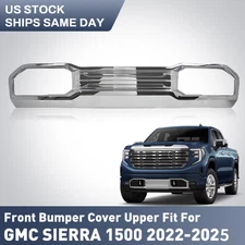 Front Lower Bumper Skid Plate Valance For 2022-2025 GMC Sierra 1500 Chrome