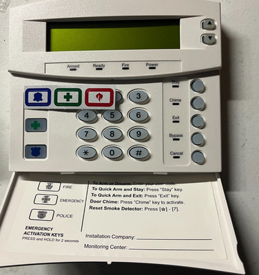 GE INTERLOGIX CADDX NX-148E LCD KEYPAD