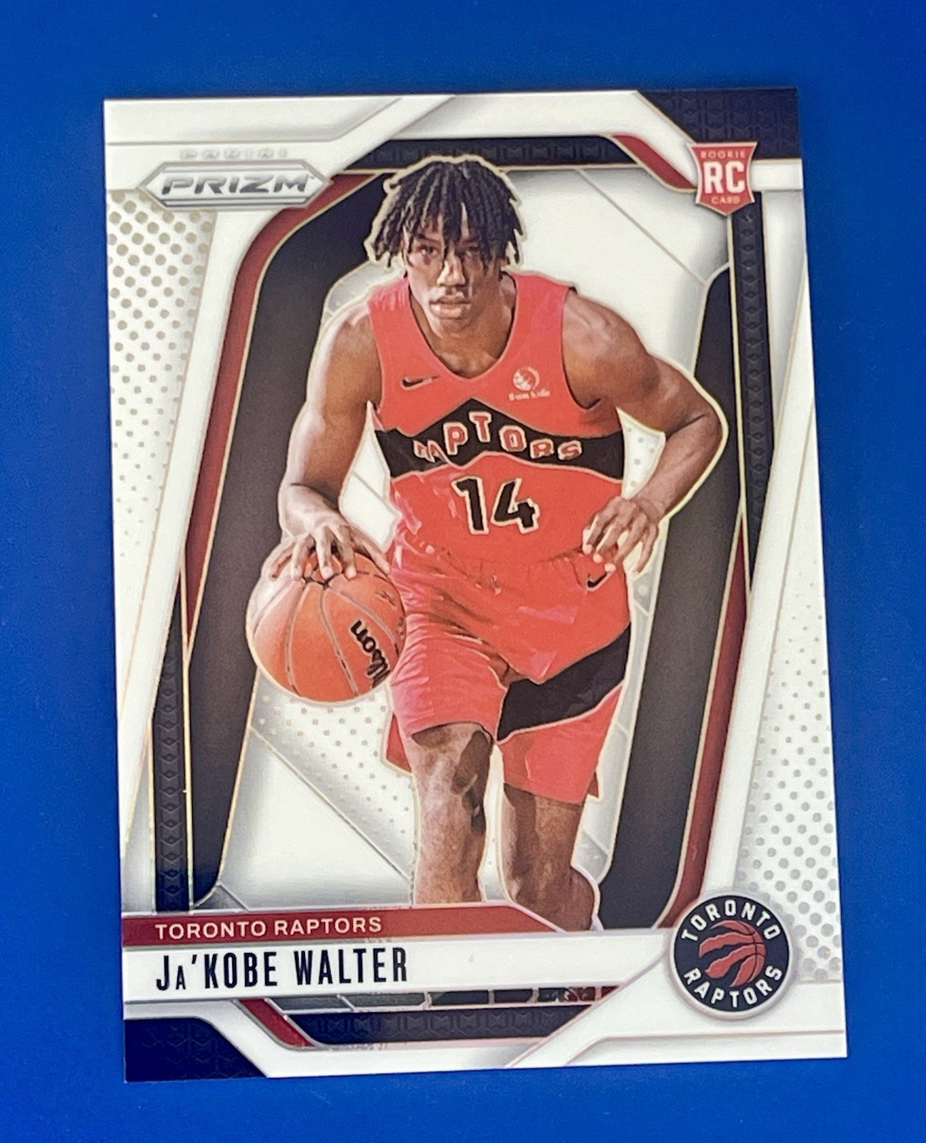 2024-25 Prizm Ja’Kobe Walter RC /175 White Prizm #223