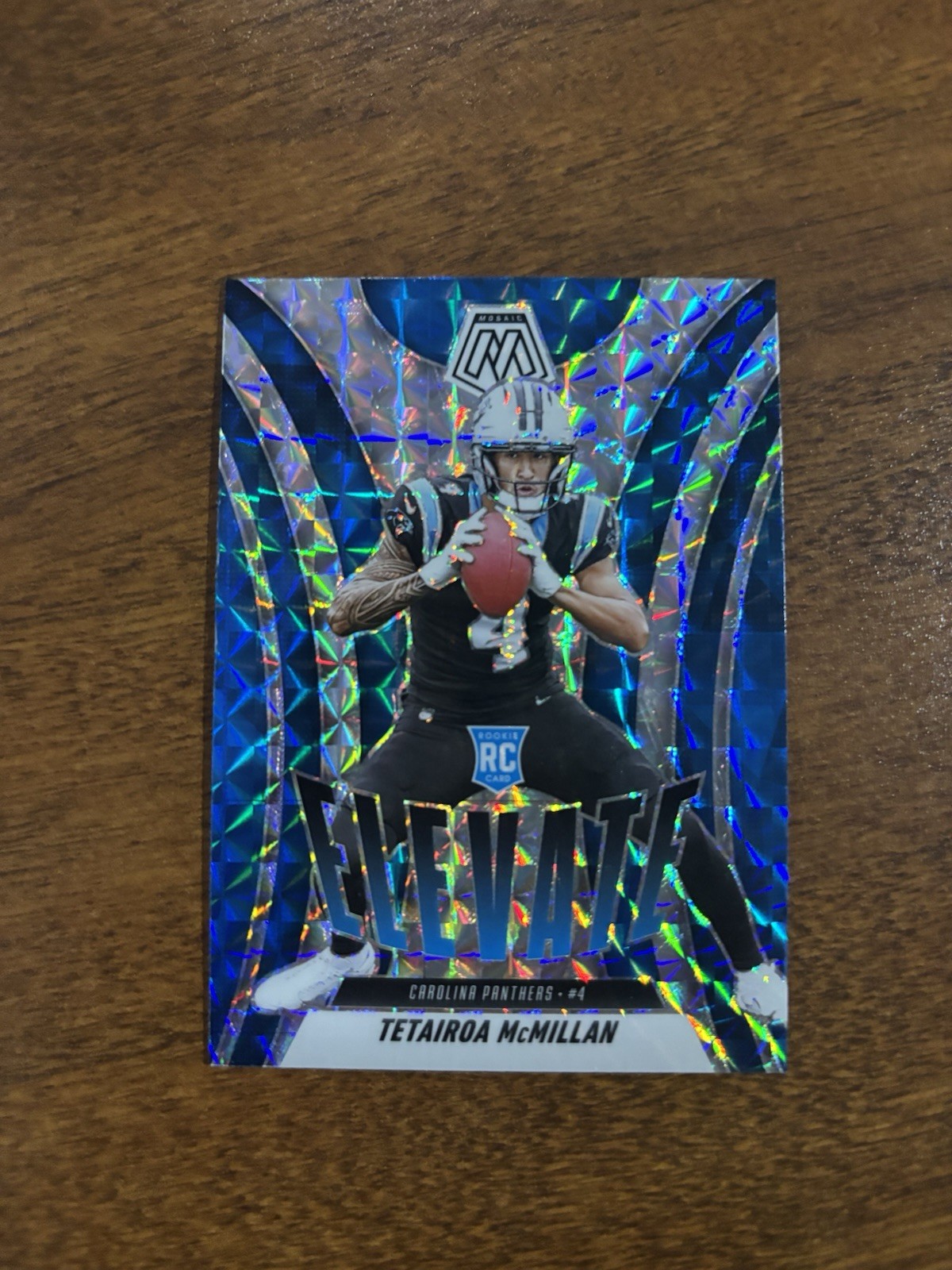 ✨2025 Panini Mosaic Tetairoa McMillan Rookie ELEVATE Silver Mosaic RC #6