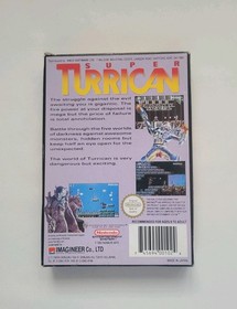 Super Rare "Super Turrican" Game Nintendo NES 1992 Boxed Complete Working