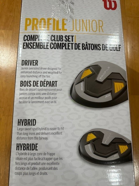Wilson Profile Jgi Junior Right Hand Carry Complete Golf Set - S / Red - Yellow