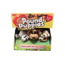 Galoob Pound Puppies Mommy And 2 Pups Signed By Mike Bowling