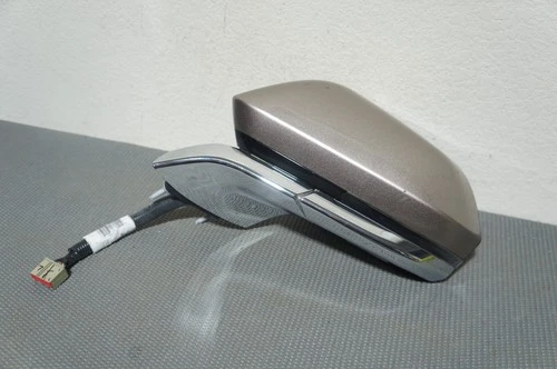 2013-2017 LINCOLN MKZ DRIVER SIDE MIRROR POWER AUTO DIM BLIND SPOT WHITE GOLD