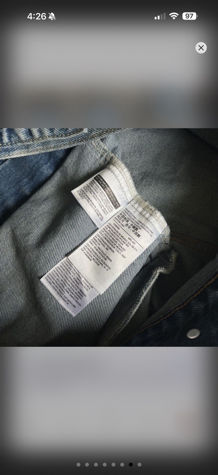 Levis Two Tone Denim Jacket - image 7