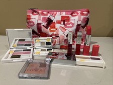 Women’s Lot Of Clinique Travel Size Beauty Care And Cosmetic Bag New 8Pc