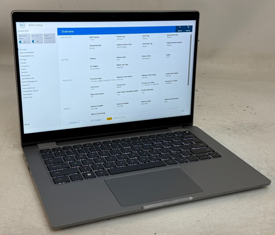 Dell Latitude 5330 2in1 14" (i5 12th Gen - 8GB RAM - 256GB SSD - Win11Home)