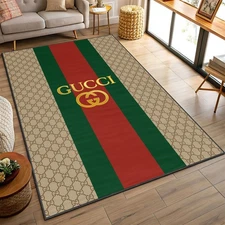 Gucci Area Living Room Rug, Famous Brand Bedroom Carpet, Streetwear