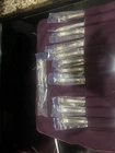 Wallace orchid elegance Sterling fruit knives 12