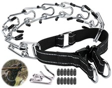 DEYACE Dog Training Collar with Quick-Release Buckle, Adjustable Stainless St...