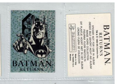 Panini Batman Returns 1992 rare