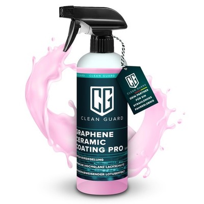 Clean Guard Graphene Ceramic Coating Pro 500ml | Water Repellent Spray Versie...