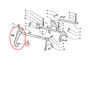 Schaltgabel Fiat Panda 4X4 - Seicento Original 46520741