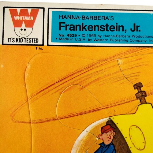 Hanna-Barbera Frankenstein Jr The Impossibles Frame-Tray Puzzle Whitman 1969 - Picture 2 of 11