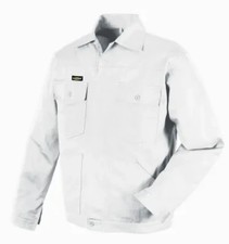 teXXor Veste de Travail 8014 Blanche 290 g/m² 100% Coton Taille XS 42