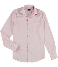 Van Heusen Stretch Ultra Wrinkle Free Dress Shirt Pink 16"-16.5" Neck 34"-35"
