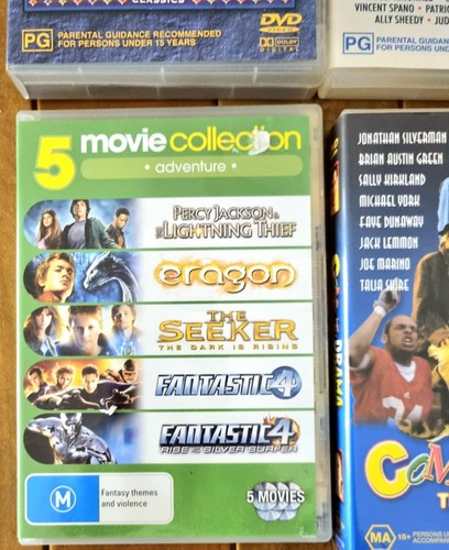 Movie Packs Lot X6 - Family Pack, Comedy, Hitchcock, Adventure, Cartoon, Ladies - Picture 3 of 19