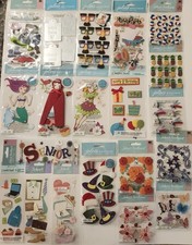 Lot of 20 JOLEE'S BOUTIQUE CREATIVE TOUCH Dimensional Scrapbooking Stickers