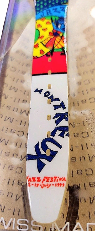 Swatch Specials Musicall SLK110C 1999 Montreux Jazz Festival Nuevo En Estuche  Foto 4 de 4