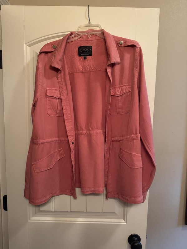 Social Standard Sanctuary Women's Coral Jacket Size XL Pockets Adjustable Waist