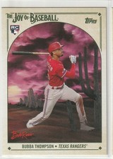 2023 Topps Bob Ross Joy of Baseball #33 Bubba Thompson - Texas Rangers Rookie
