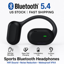 Bluetooth Earbuds TWS 5.4 Wireless Open Ear Headphones Waterproof For All Phones