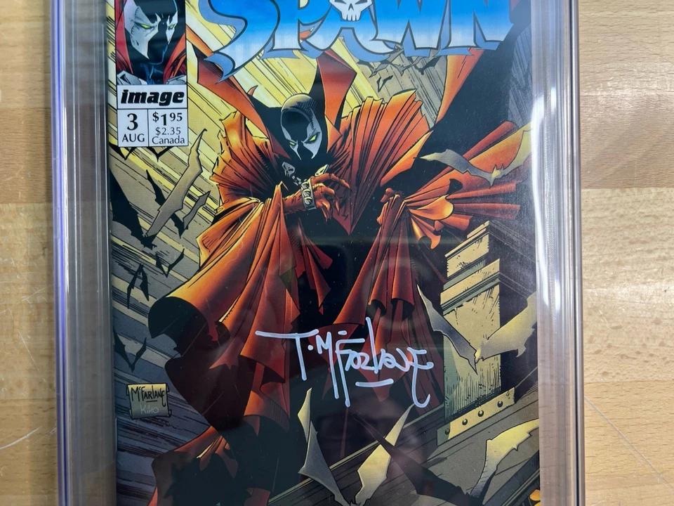 Spawn 3 CGC SS 9.8 1992 Signature Series Todd McFarlane Signed in Silver - Image 3 of 4