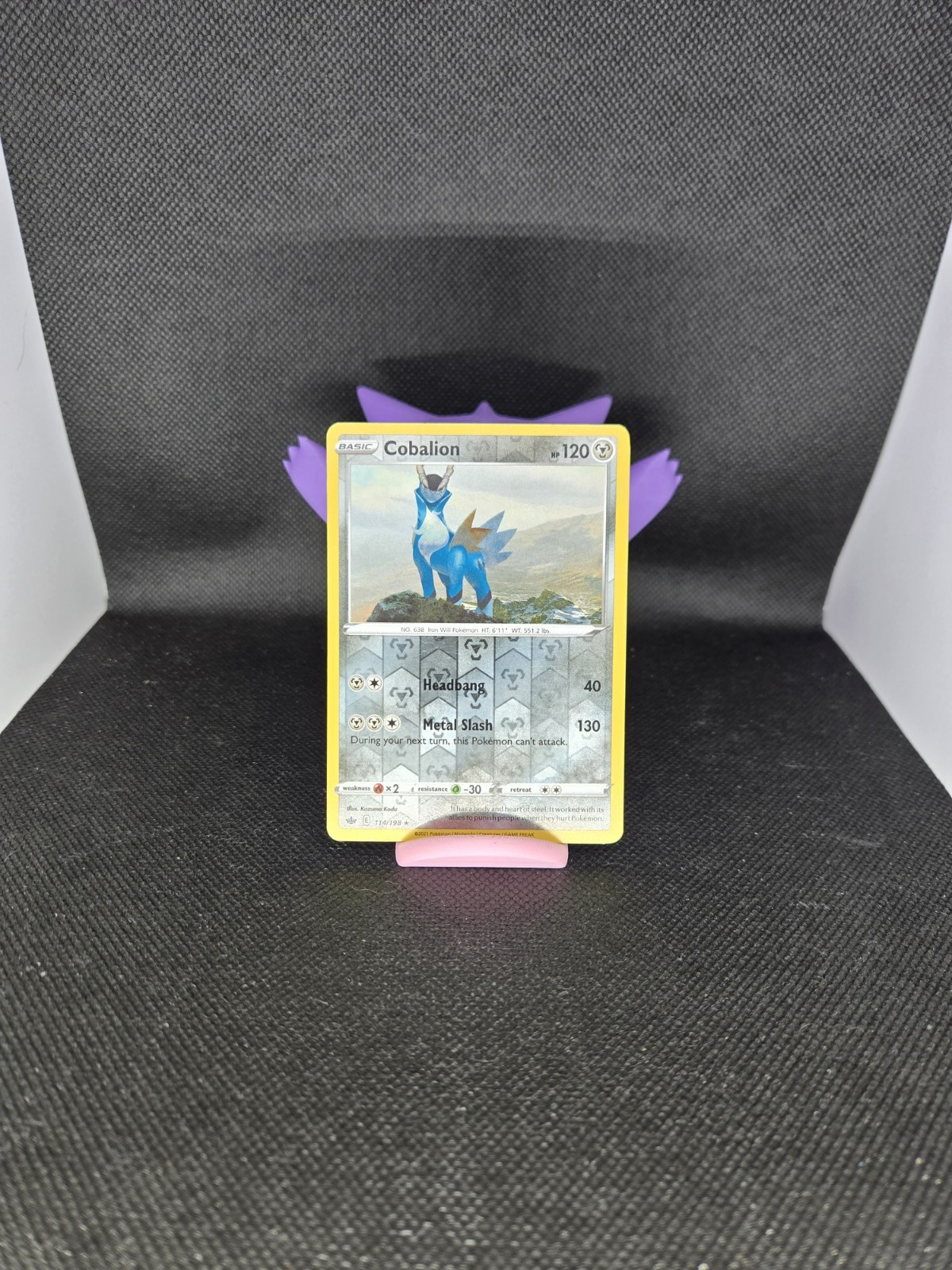Cobalion 114/198 Chilling Reign Reverse Holo Rare Pokemon Card Pokémon TCG