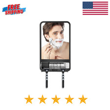 Shower Mirror Fogless for Shaving, Adjustable Shaving Mirror with Razor Holder