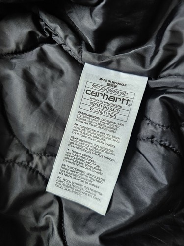 Carhartt WIP Fleecejacke Damen Small Janet Liner Deep Pile Wavey Pattern - Bild 7 von 10