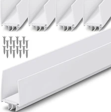 4 Pcs 36 Inch Adjustable Storm Door Bottom Sweep for Door Seal 1 to 1-2/5In Repl