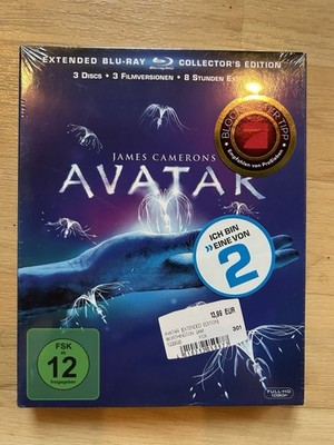 Avatar - James Cameron - Blu Ray -  Extended Collector's Edition, 3 Blu-rays OVP