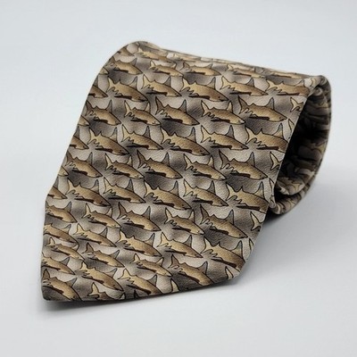 The Nature Conservancy Preservation Collection Dusky Shark Silk Necktie Tie