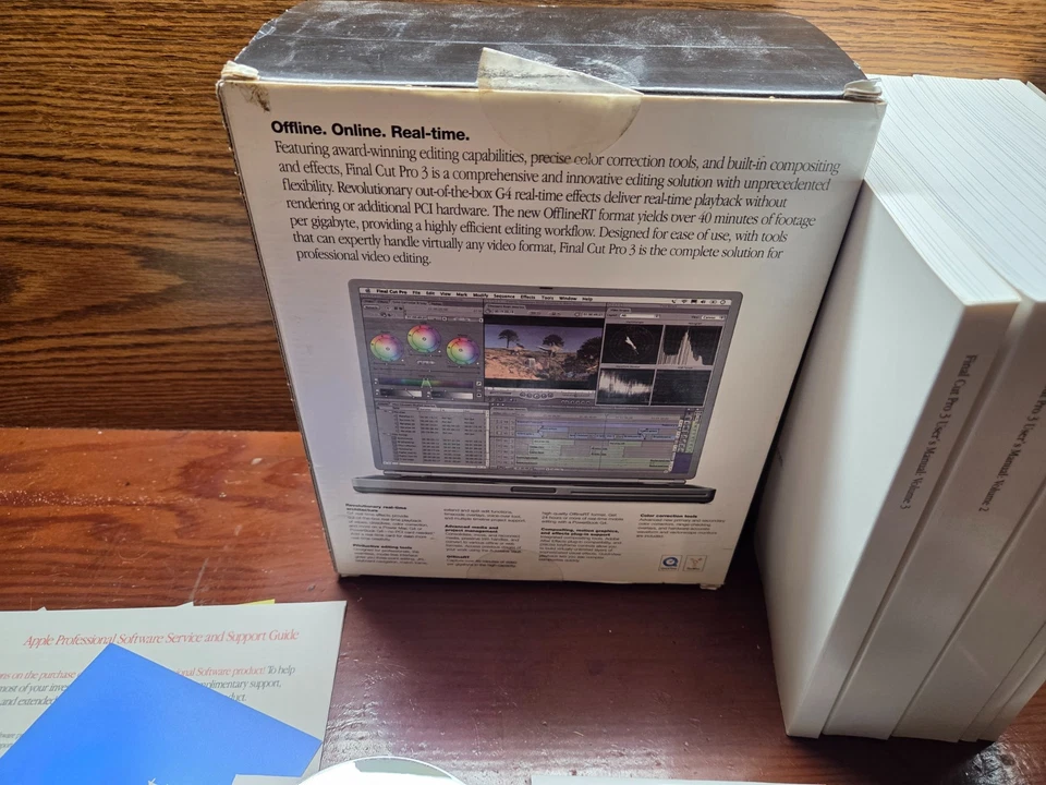 Final Cut Pro 3 - Software de edición de video profesional Apple (edición académica) Foto 3 de 3