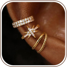 Ear Cuffs Earrings for Women Non Piercing  14K Gold Plated Ear Cuffs for Non Pi