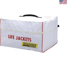 Nylon Life Jacket Storage Bag - 6-Person Capacity with Water-Resistant Design