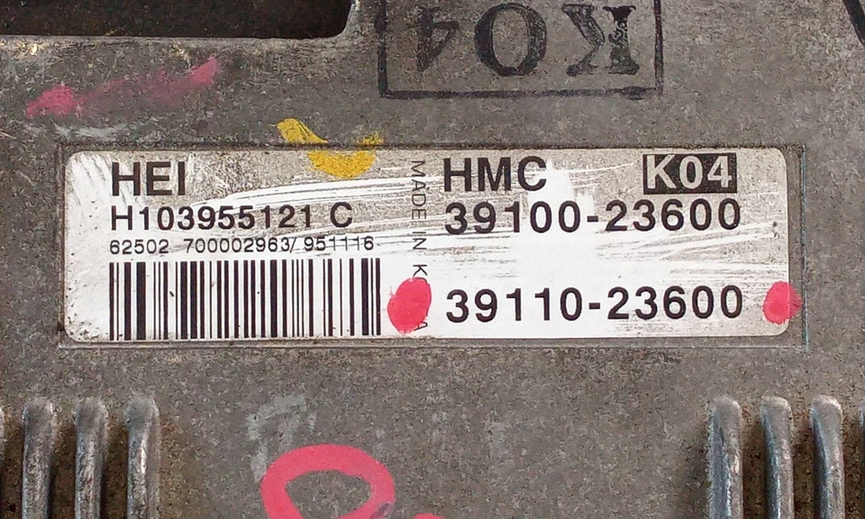 3911023600 centralina motore per HYUNDAI ELANTRA (XD) 2000 524639 - Immagine 3 di 4